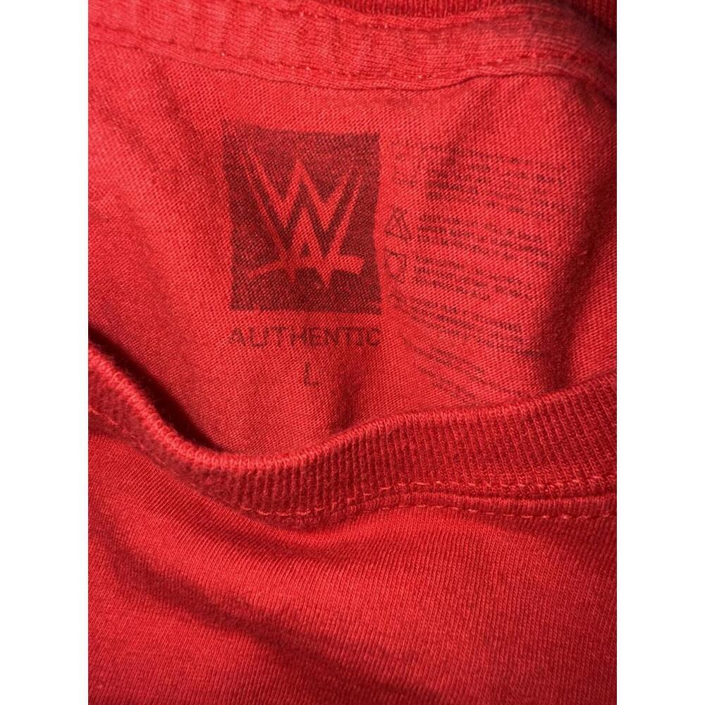 LA Knight Red WWE Authentic Graphic T-Shirt - Men's Large - Picture 2 of 4